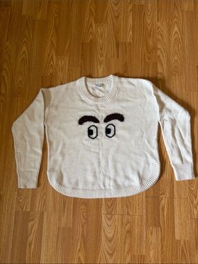 Madewell // High Brow Cream Knit Sweater - Size M